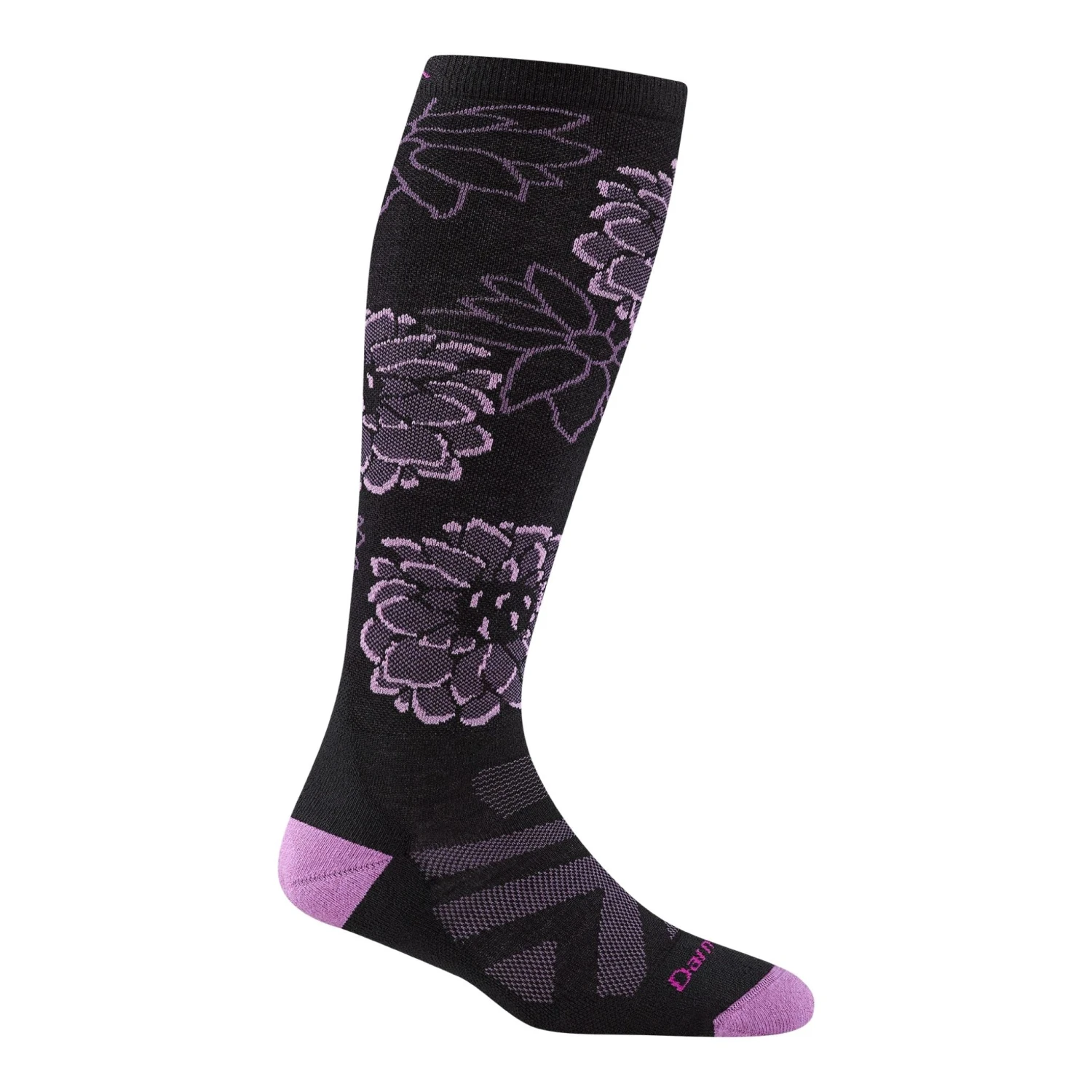 Darn Tough Dahlia OTC Midweight Women's Ski Socks 1 Darn Tough Dahlia OTC Midweight Women's Ski Socks