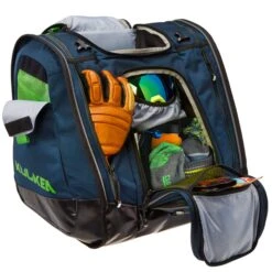 Kulkea Boot Trekker 70L Ski Boot Bag -Utah Ski Gear Store KulkeaBootTrekker CobaltBlue Green 4