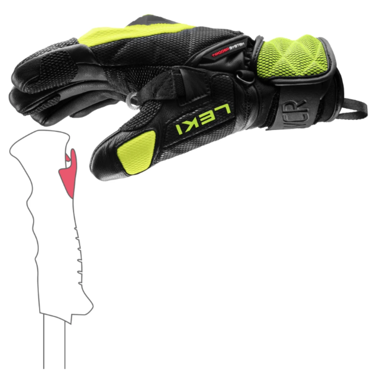 Leki WCR Venom 3D JR Race Gloves- OPEN BOX RETURN 3 Leki WCR Venom 3D JR Race Gloves- OPEN BOX RETURN - Image 3