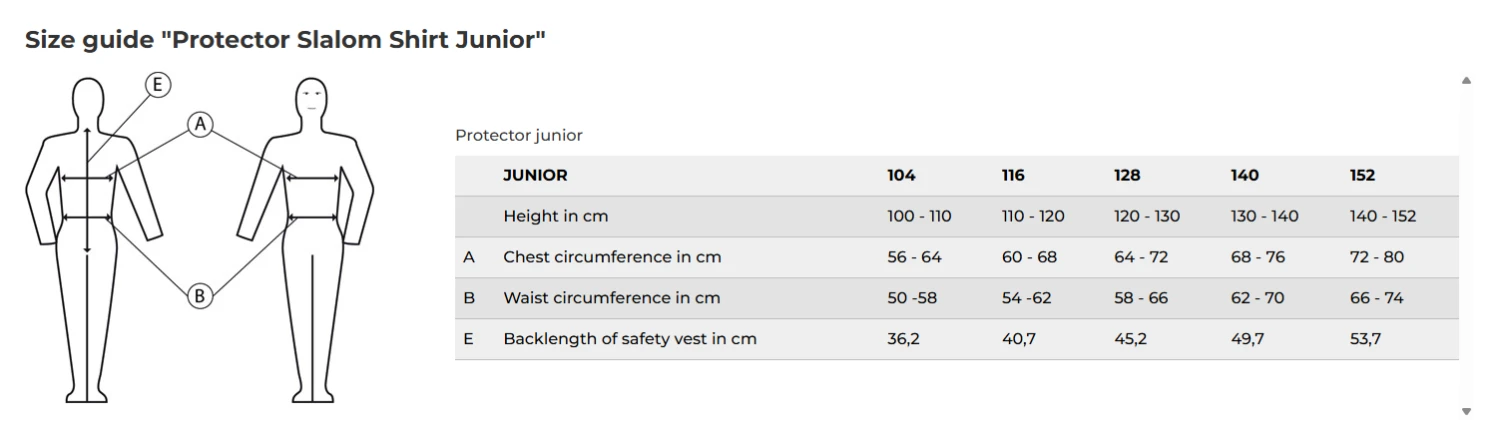 Komperdell Junior Protector Slalom Shirt 4 Komperdell Junior Protector Slalom Shirt - Image 4