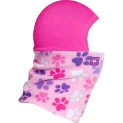 Turtle Fur Kids Playful Prints Fleece Shellaclava® -Utah Ski Gear Store Turtlefurpinkpaws25