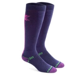 Fox River Chamonix Women's Ski Socks -Utah Ski Gear Store chamonix lightweight over the calf sock fox river mills navy medium 528311
