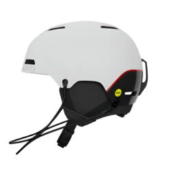 Giro Ledge SL Mips Race Helmet W/ Chingaurd - OPEN BOX RETURN 14 Giro Ledge SL Mips Race Helmet W/ Chingaurd - OPEN BOX RETURN -Utah Ski Gear Store giro ledge sl mips snow helmet matte white left